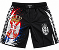 Serbia Fight Shorts – Red & Blue - BALKAN Combat