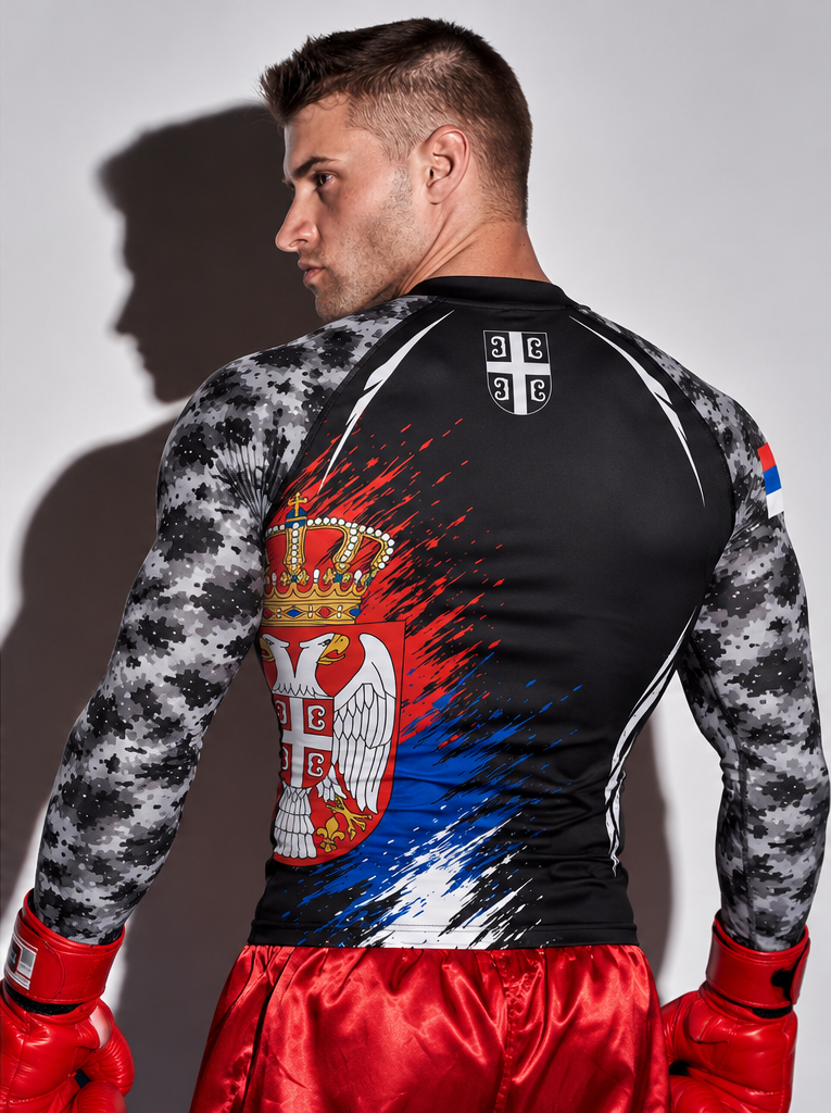 Serbia Rashguard – Kämpf für dein Land - BALKAN Combat